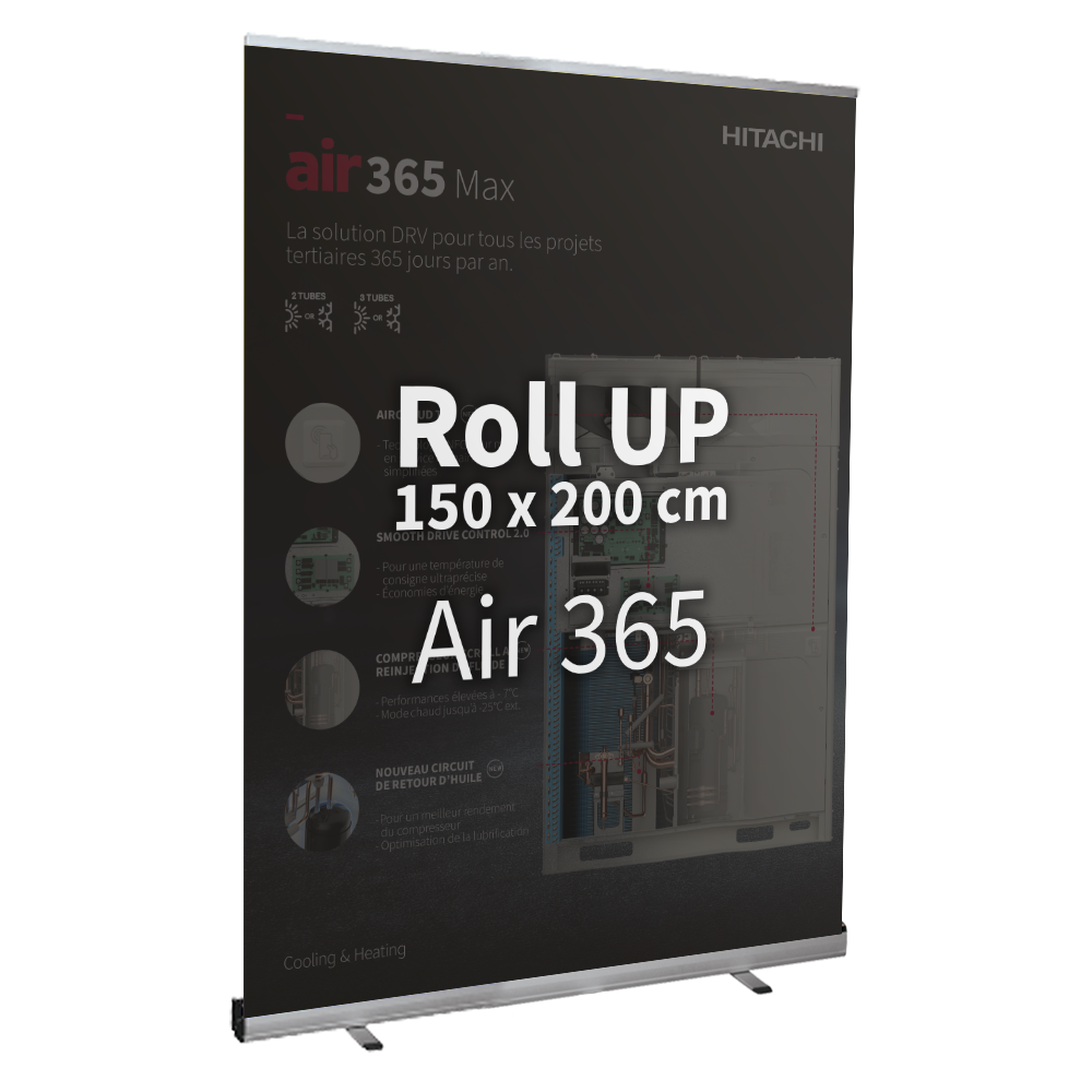 ROLL UP STANDARD 150 x 200 cm