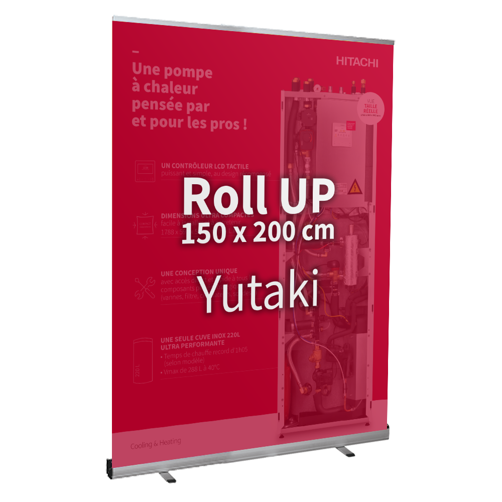 ROLL UP STANDARD 150 x 200 cm