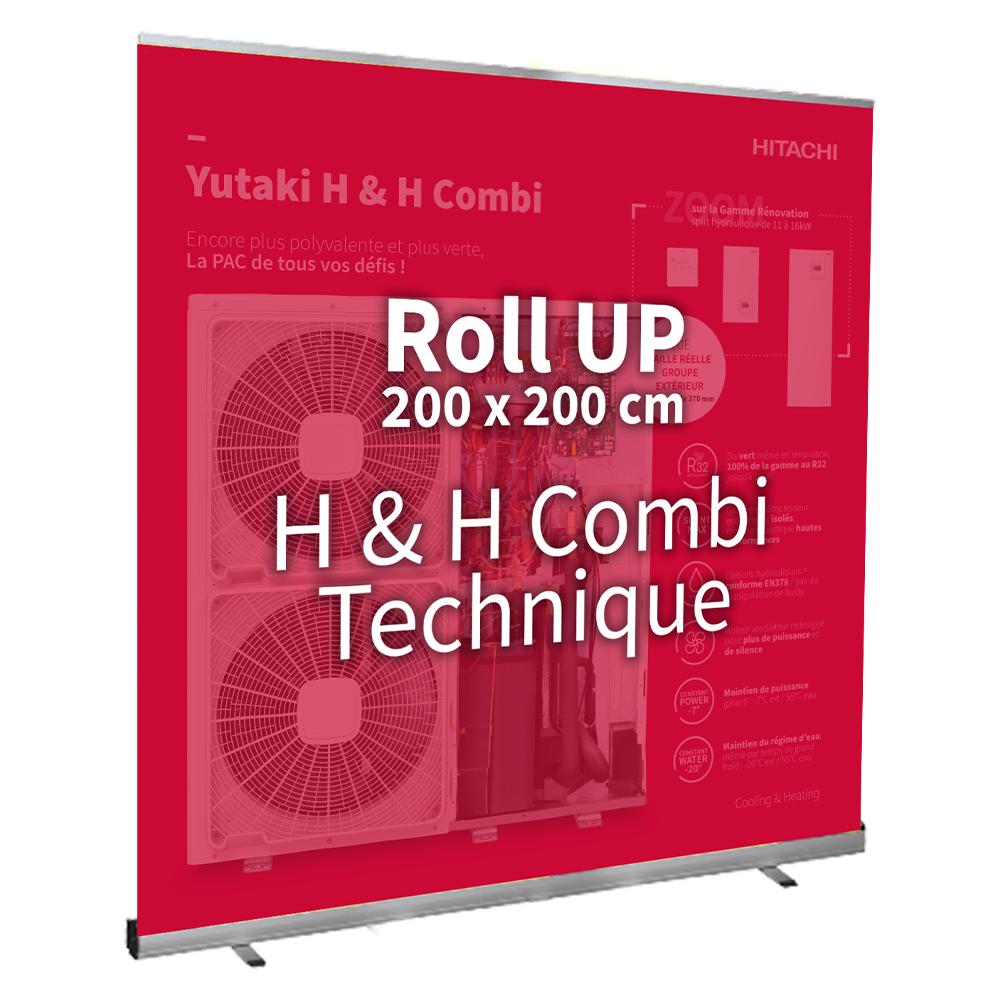 ROLL UP STANDARD 200 x 200 cm